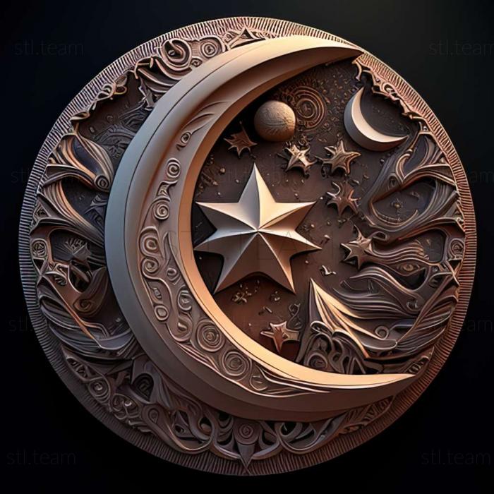 3D model Lunar Silver Star Harmony game (STL)